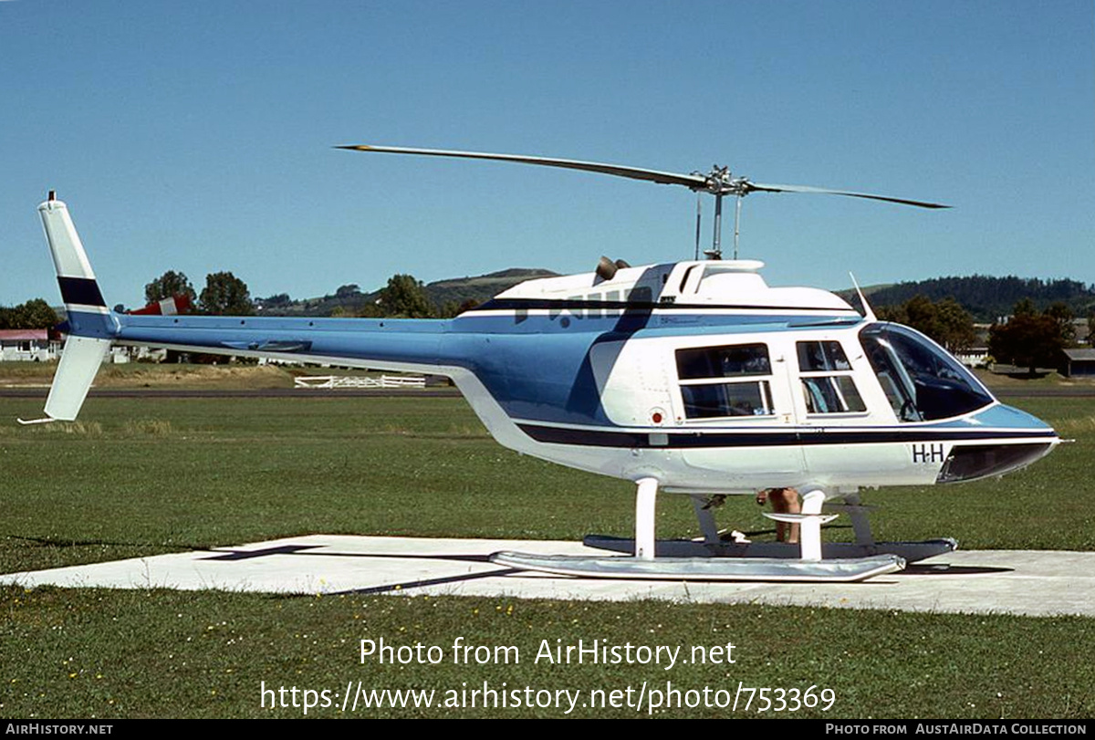 Aircraft Photo of ZK-HHH / HH | Bell 206B-2 JetRanger II | AirHistory.net #753369