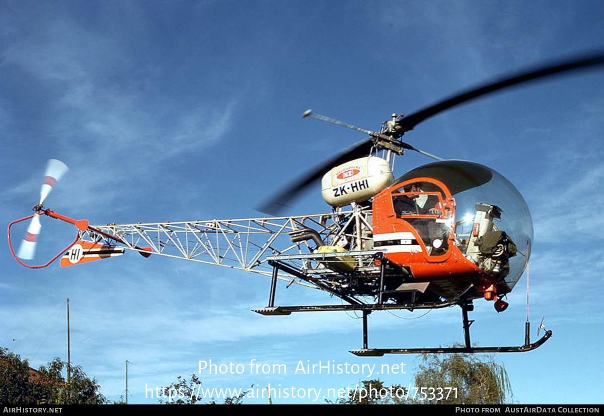 Aircraft Photo of ZK-HHI | Bell 47G-3B-1 | Helicopters NZ | AirHistory.net #753371