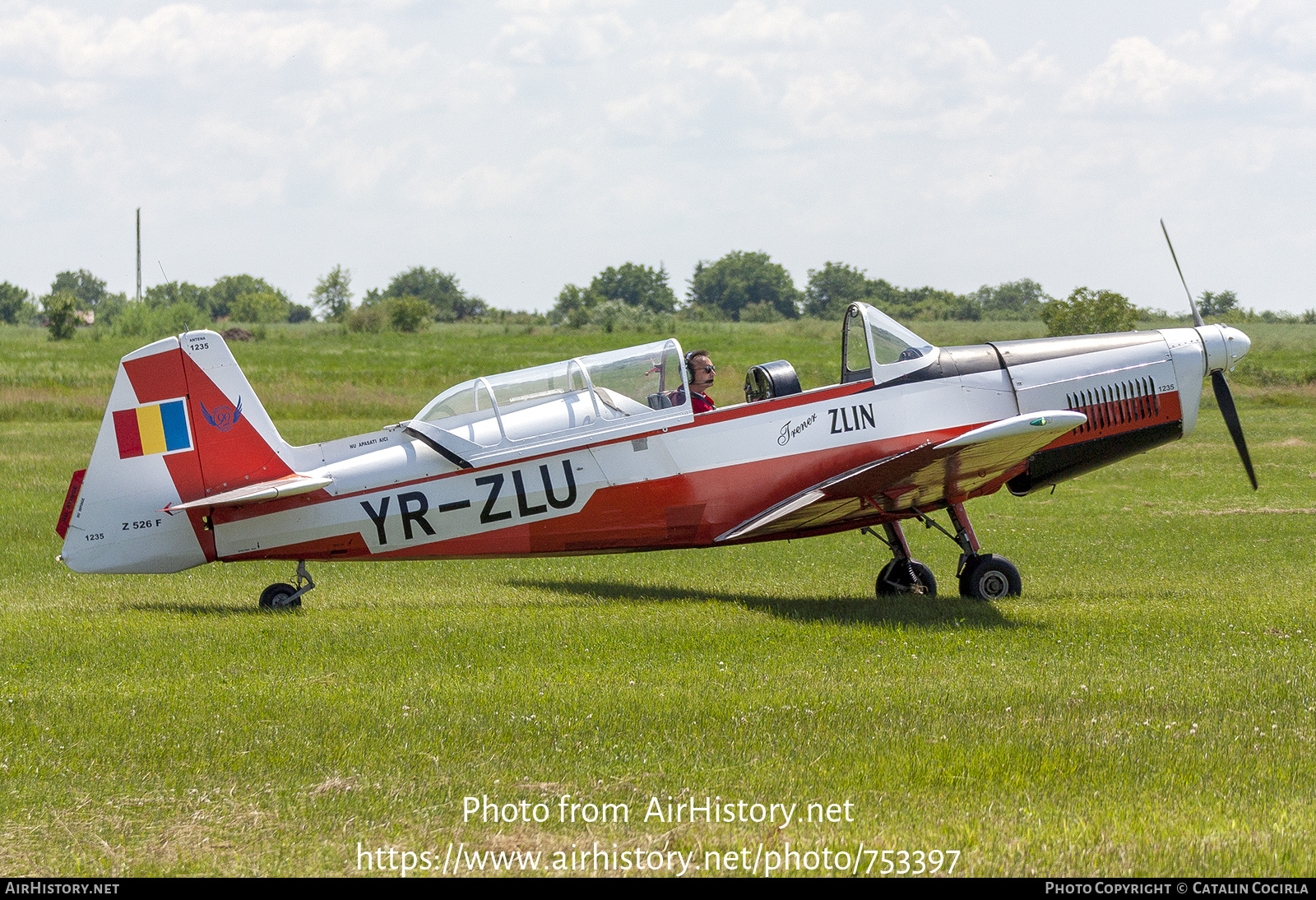 Aircraft Photo of YR-ZLU | Zlin Z-526F Trener Master | Aeroclubul României | AirHistory.net #753397