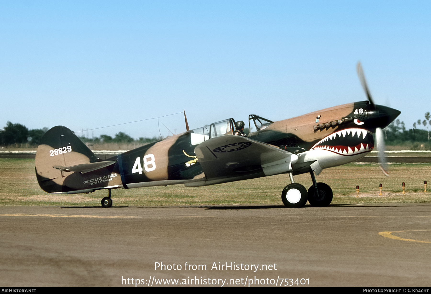 Aircraft Photo of N1226N / 29629 | Curtiss P-40N Warhawk | Confederate Air Force | China - Air Force | AirHistory.net #753401