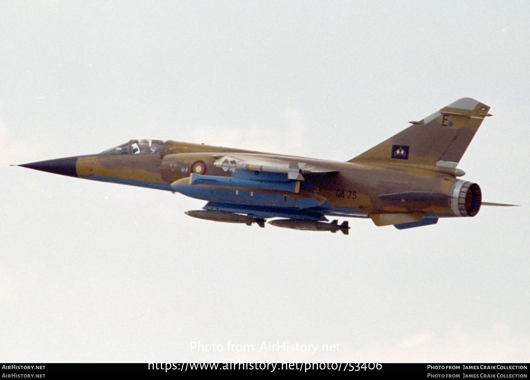 Aircraft Photo of QA75 | Dassault Mirage F1EDA | Qatar - Air Force | AirHistory.net #753406