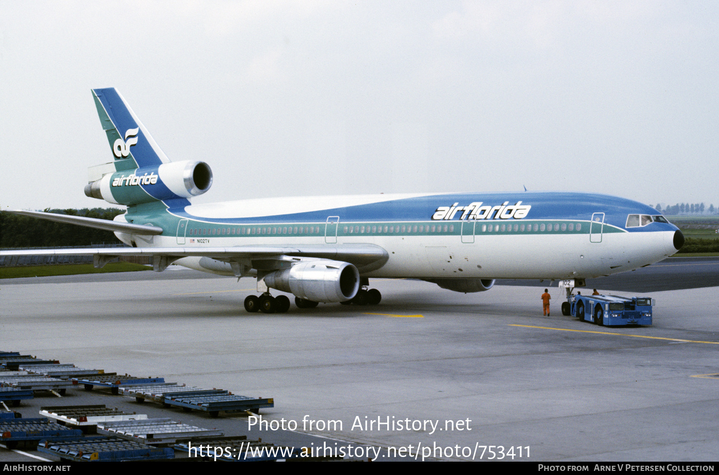 Aircraft Photo of N102TV | McDonnell Douglas DC-10-30CF | Air Florida | AirHistory.net #753411