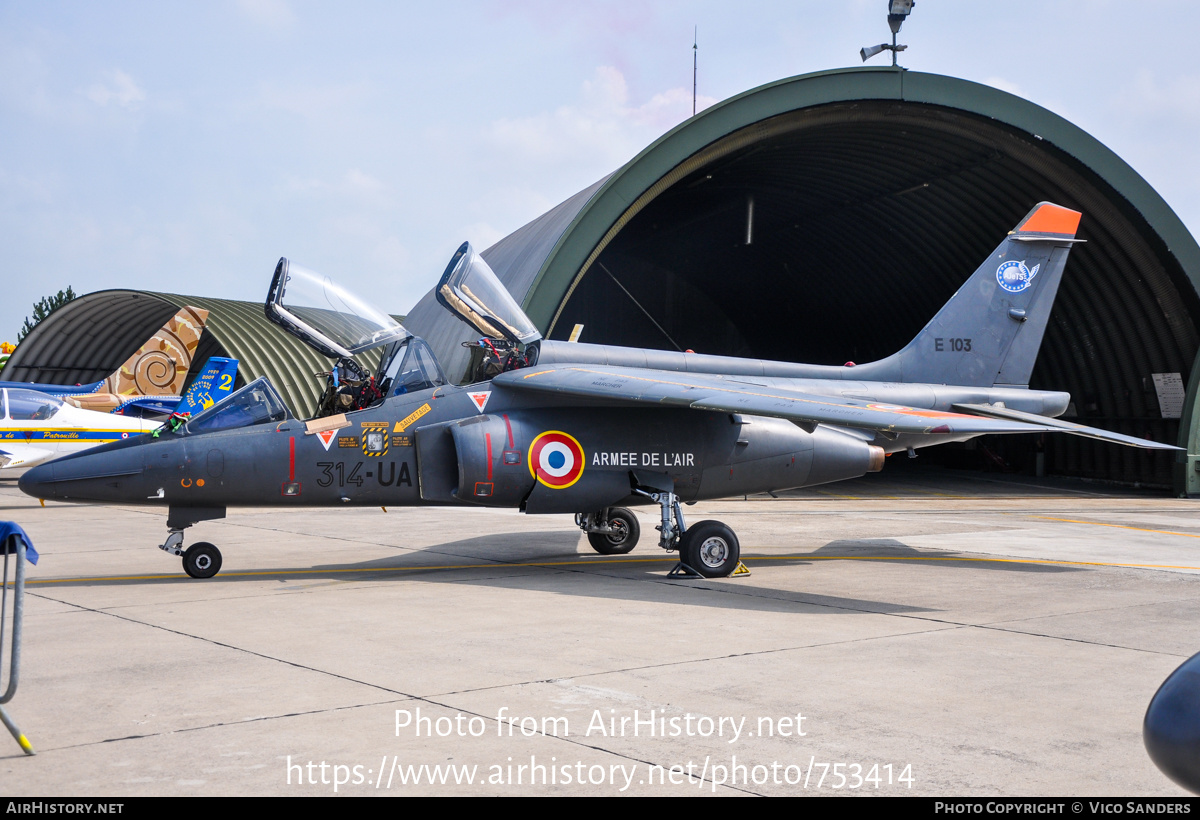 Aircraft Photo of E103 | Dassault-Dornier Alpha Jet E | France - Air Force | AirHistory.net #753414