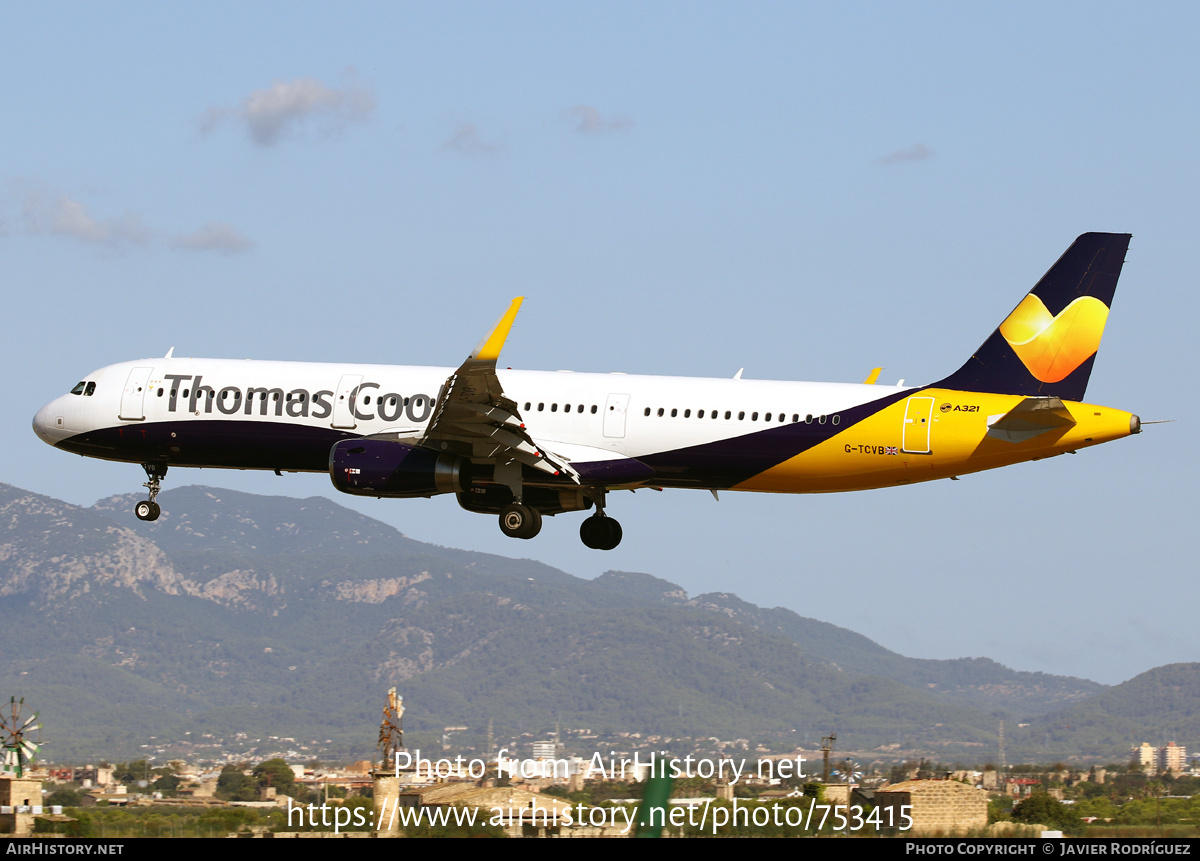 Aircraft Photo of G-TCVB | Airbus A321-231 | Thomas Cook Airlines | AirHistory.net #753415