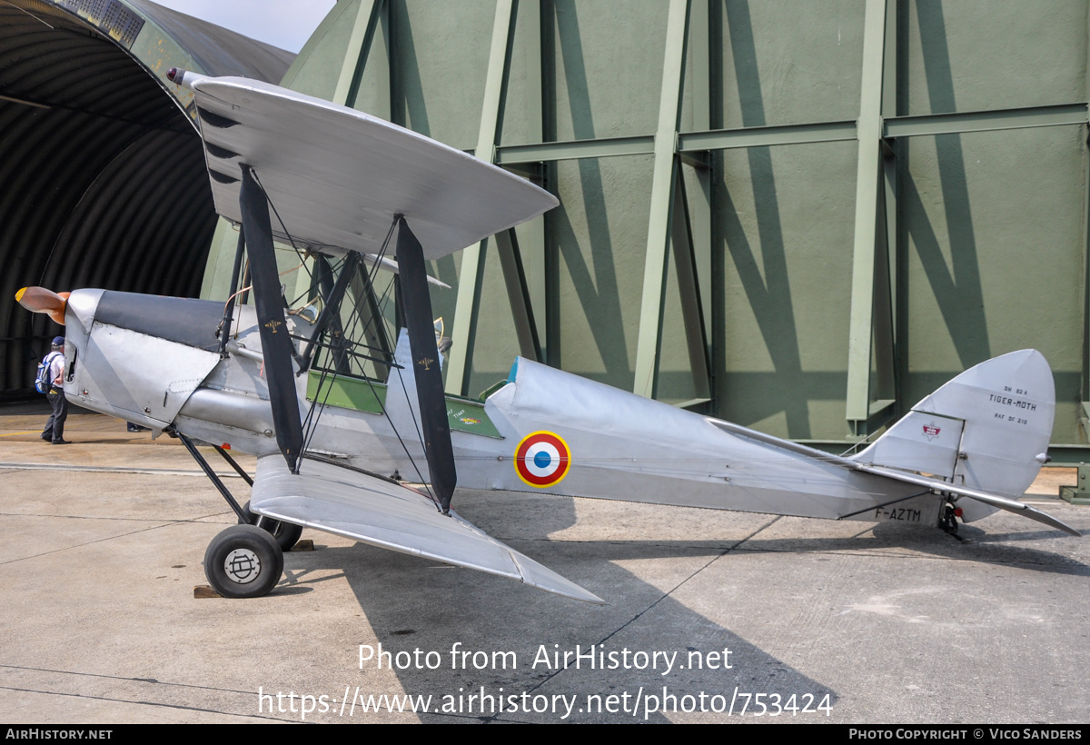 Aircraft Photo of F-AZTM / DF210 | De Havilland D.H. 82A Tiger Moth II | France - Air Force | AirHistory.net #753424