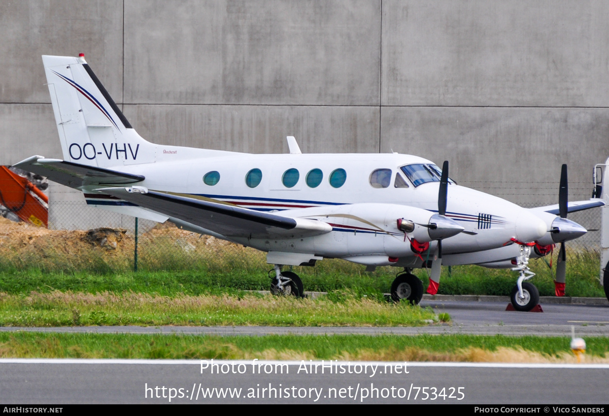 Aircraft Photo of OO-VHV | Beech E90 King Air | AirHistory.net #753425