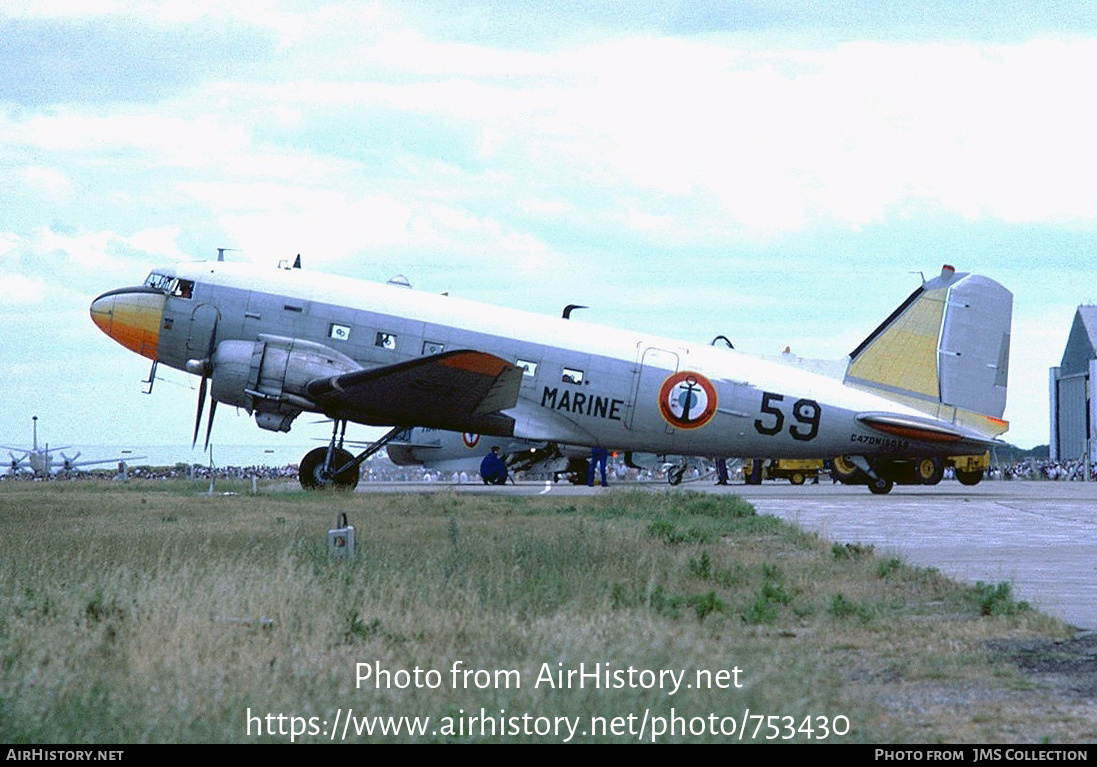 Aircraft Photo of 59 | Douglas C-47A Dakota | France - Navy | AirHistory.net #753430