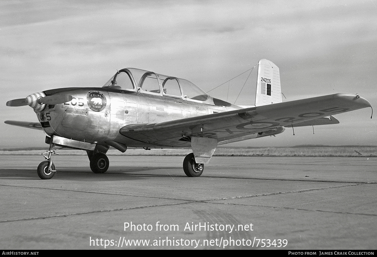 Aircraft Photo of 24205 | Beech T-34A Mentor | Canada - Air Force | AirHistory.net #753439