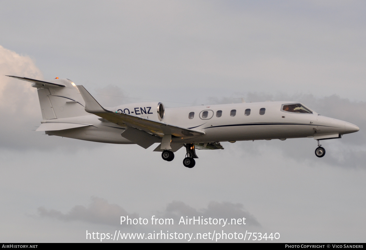 Aircraft Photo of OO-ENZ | Learjet 31A | AirHistory.net #753440