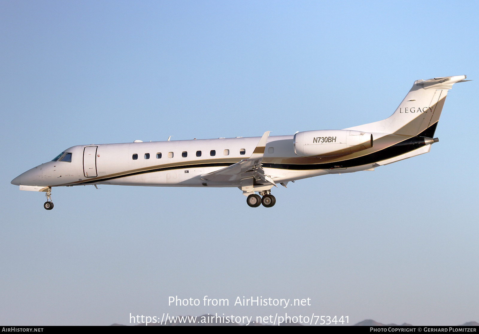 Aircraft Photo of N730BH | Embraer Legacy 600 (EMB-135BJ) | AirHistory.net #753441