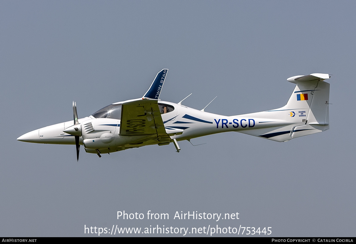 Aircraft Photo of YR-SCD | Diamond DA42 Twin Star | Regional Air Services | AirHistory.net #753445