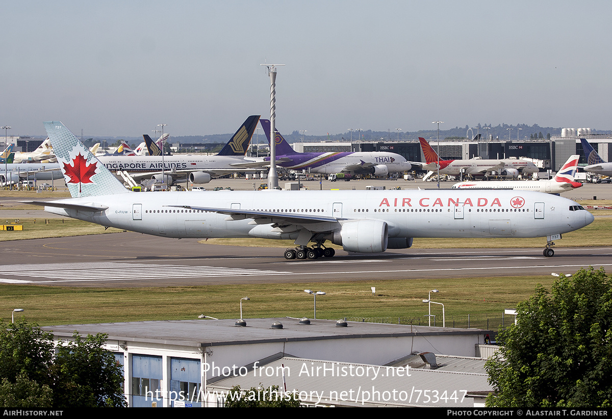 Aircraft Photo of C-FIUW | Boeing 777-333/ER | Air Canada | AirHistory.net #753447