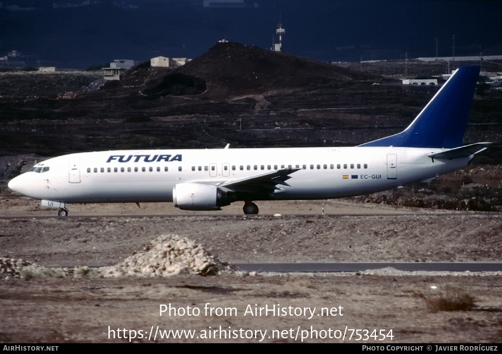 Aircraft Photo of EC-GUI | Boeing 737-4Y0 | Futura International Airways | AirHistory.net #753454