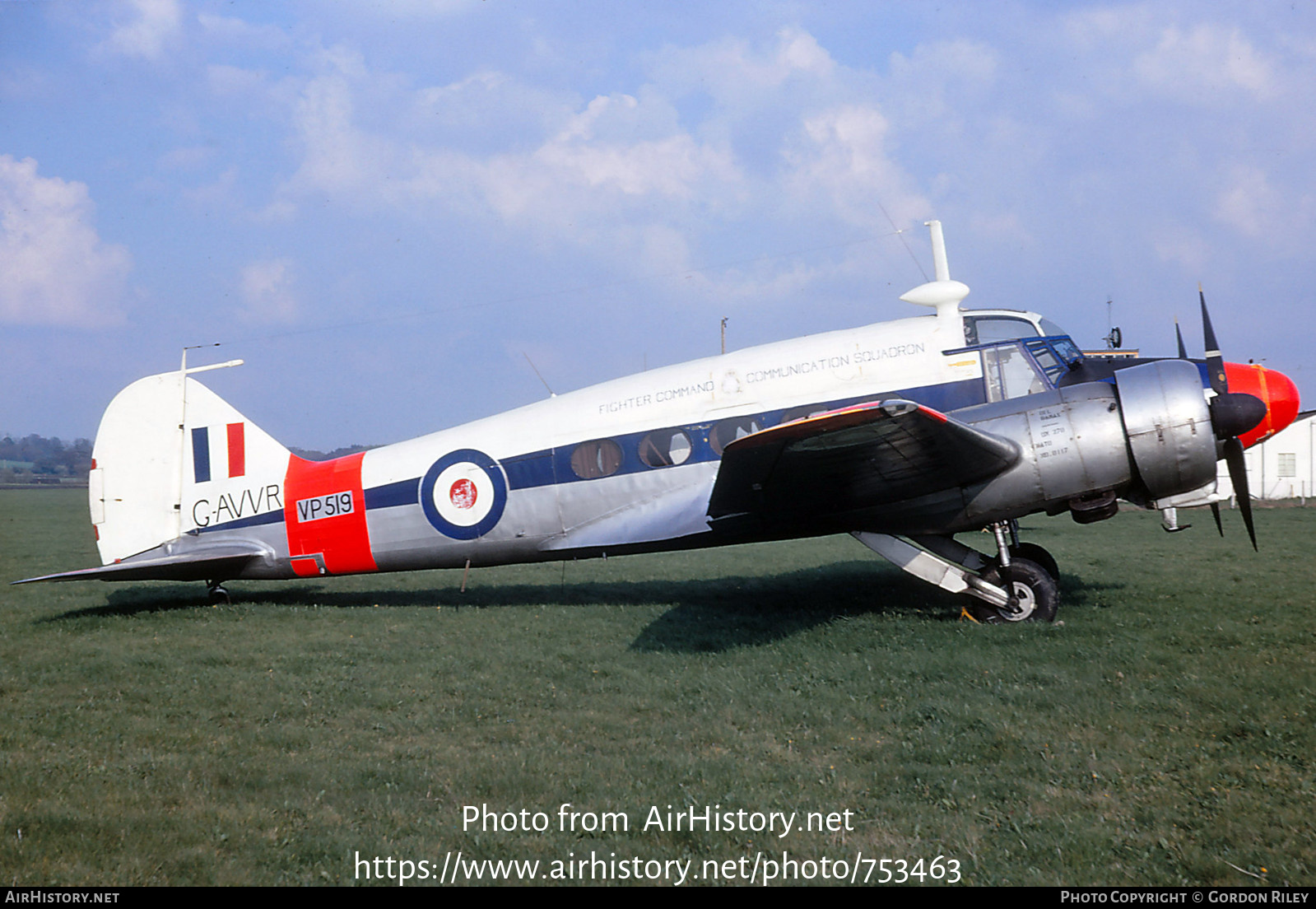 Aircraft Photo of G-AVVR / VP519 | Avro 652A Anson C19/2 | UK - Air Force | AirHistory.net #753463