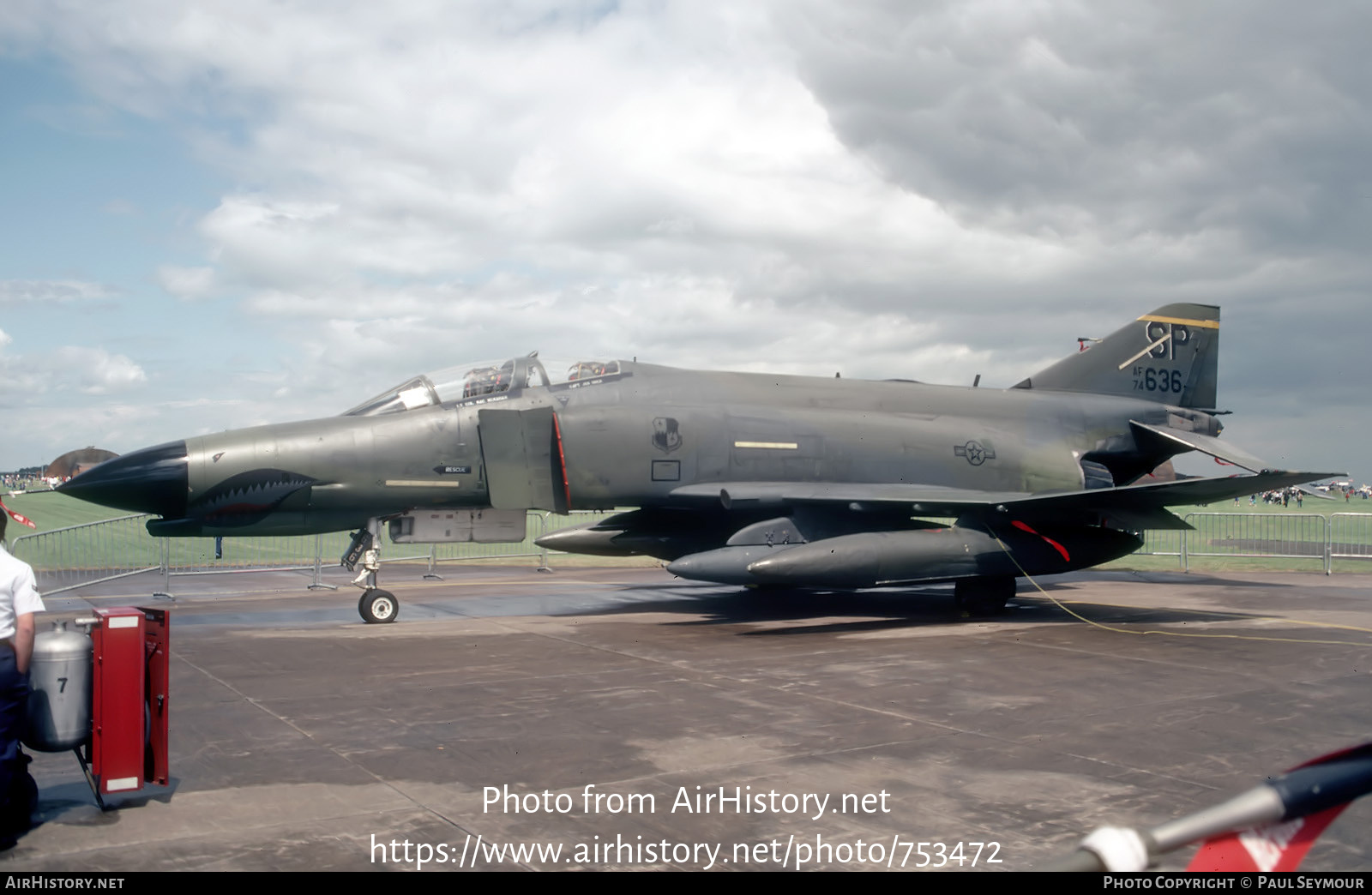 Aircraft Photo of 74-1636 / AF74-636 | McDonnell Douglas F-4E Phantom II | USA - Air Force | AirHistory.net #753472