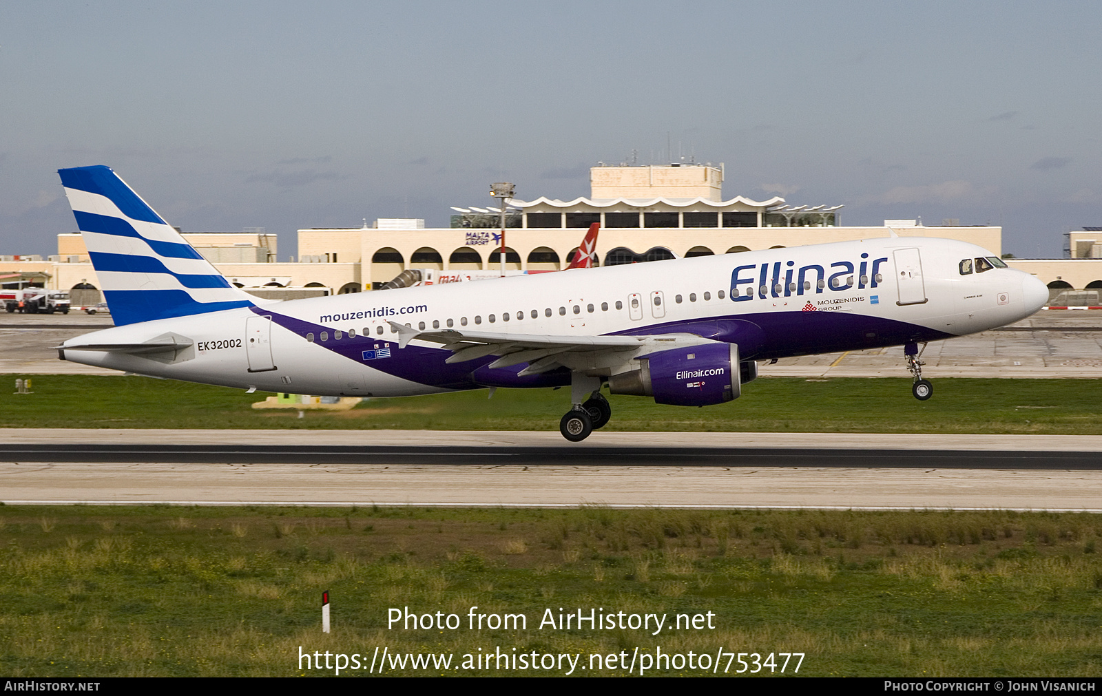 Aircraft Photo of EK32002 | Airbus A320-212 | Ellinair | AirHistory.net #753477