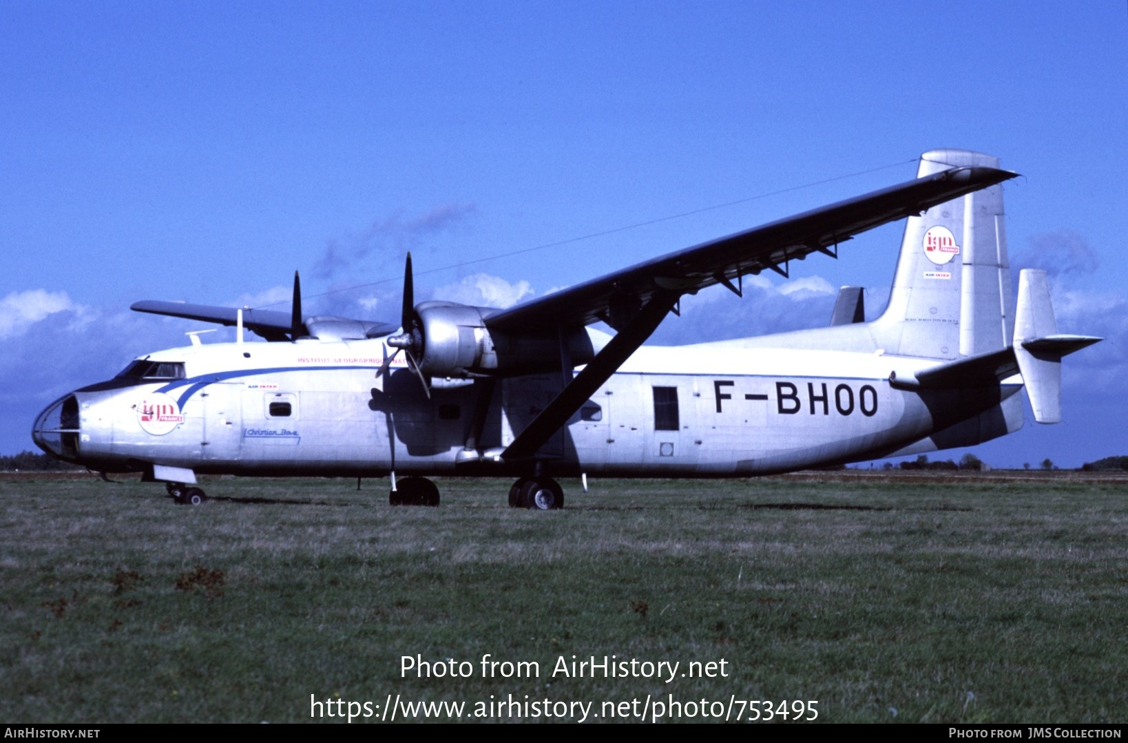 Aircraft Photo of F-BHOO | Hurel-Dubois HD-34 | IGN - Institut Géographique National | AirHistory.net #753495