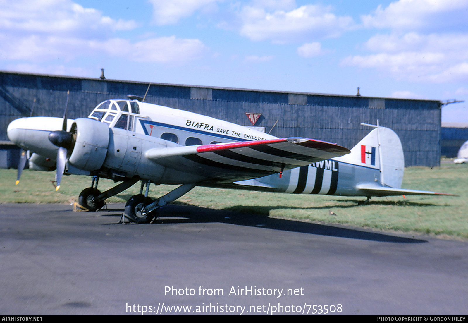 Aircraft Photo of G-AWML | Avro 652 | AirHistory.net #753508