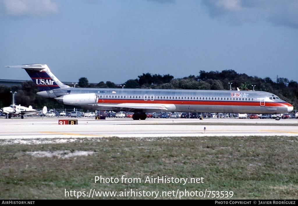 Aircraft Photo of N818US | McDonnell Douglas MD-82 (DC-9-82) | USAir | AirHistory.net #753539