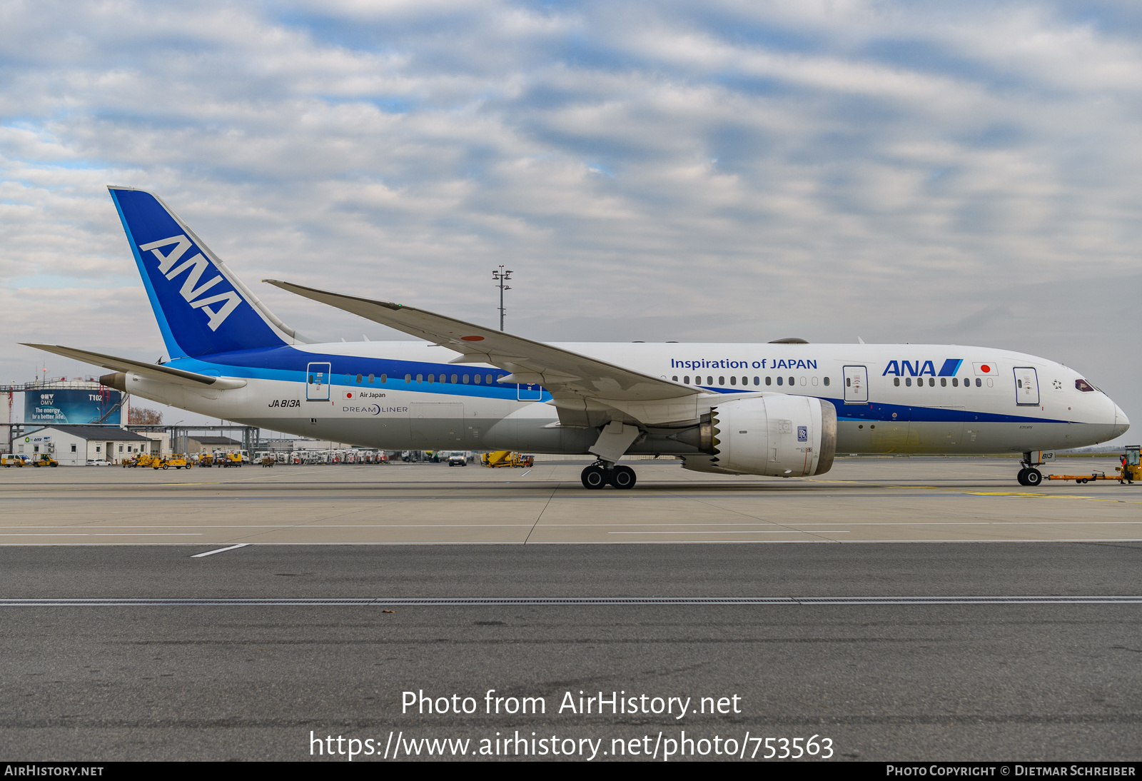 Aircraft Photo of JA813A | Boeing 787-8 Dreamliner | All Nippon Airways - ANA | AirHistory.net #753563