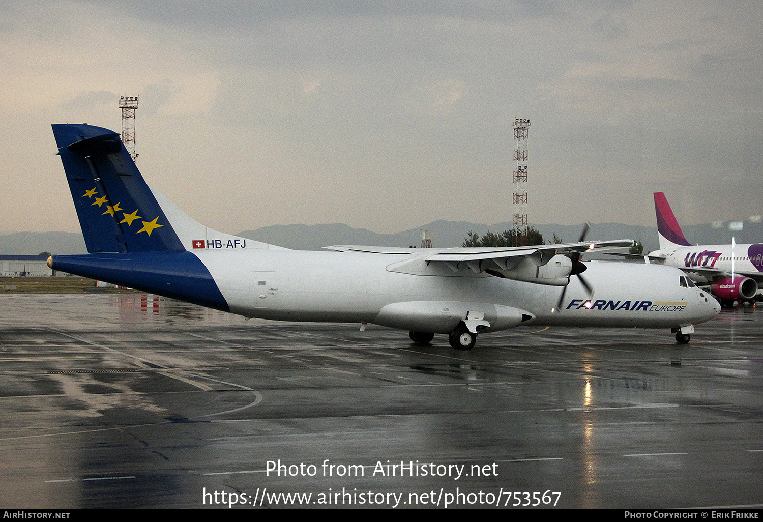 Aircraft Photo of HB-AFJ | ATR ATR-72-202/F | Farnair Europe | AirHistory.net #753567