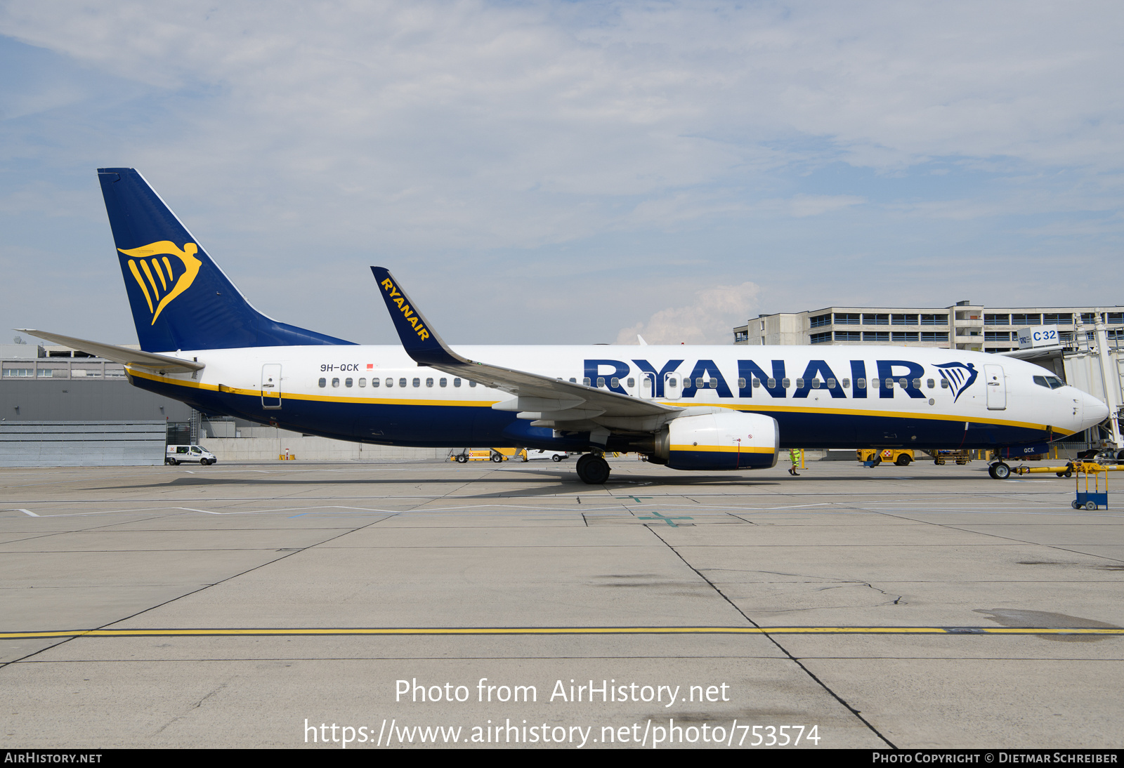 Aircraft Photo of 9H-QCK | Boeing 737-8AS | Ryanair | Malta Air | AirHistory.net #753574