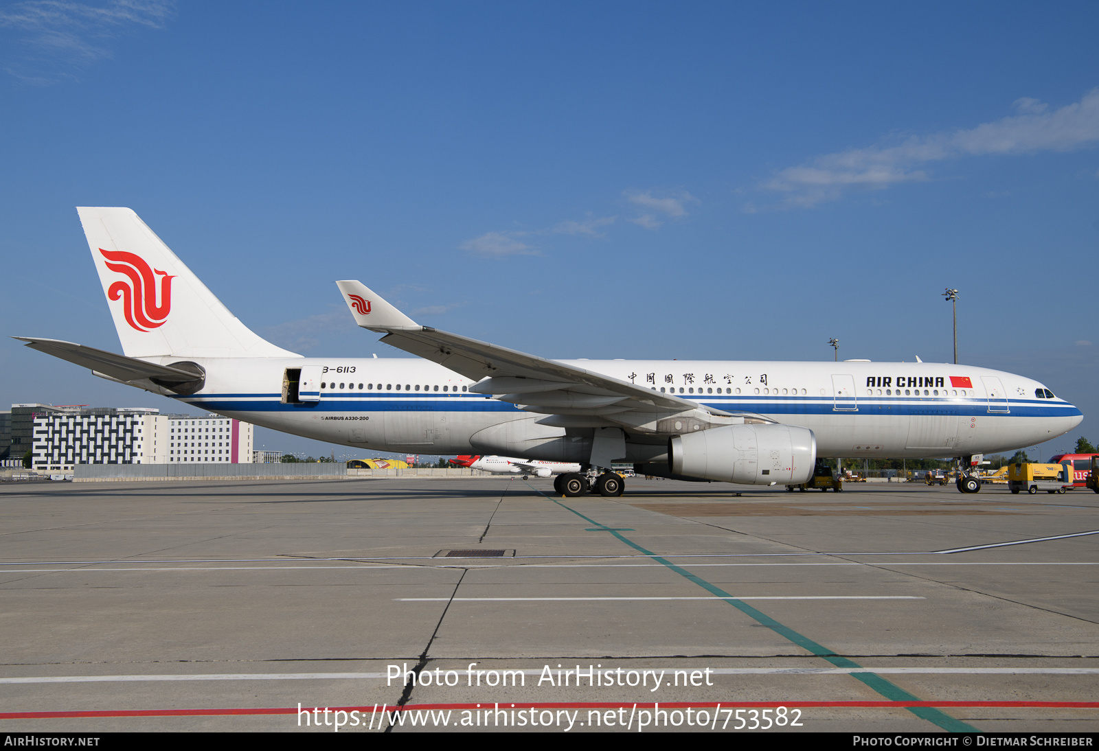 Aircraft Photo of B-6113 | Airbus A330-243 | Air China | AirHistory.net #753582