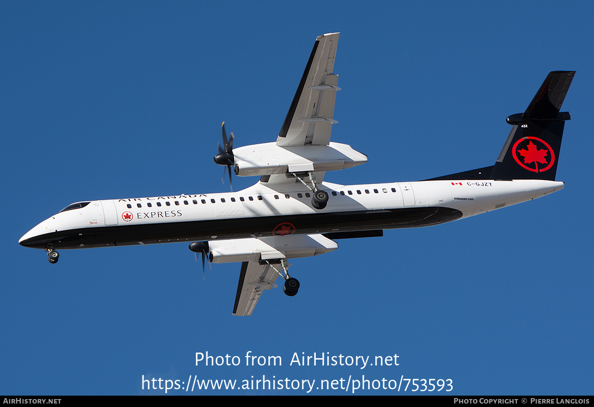 Aircraft Photo of C-GJZY | Bombardier DHC-8-402 Dash 8 | Air Canada Express | AirHistory.net #753593