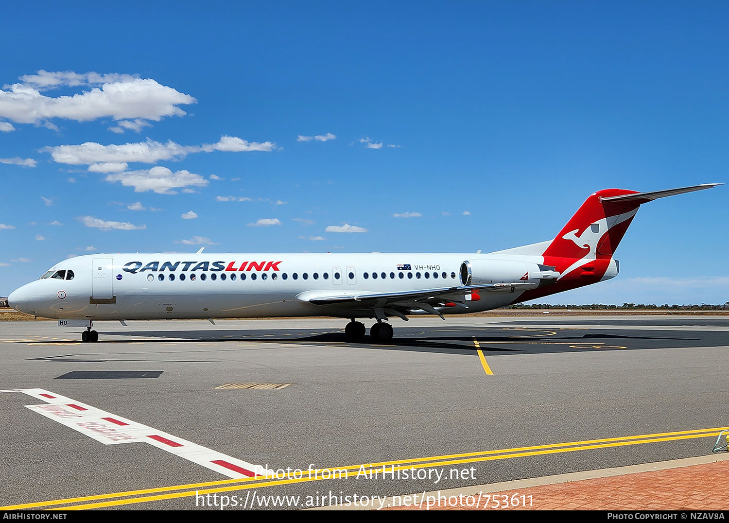 Aircraft Photo of VH-NHO | Fokker 100 (F28-0100) | QantasLink | AirHistory.net #753611