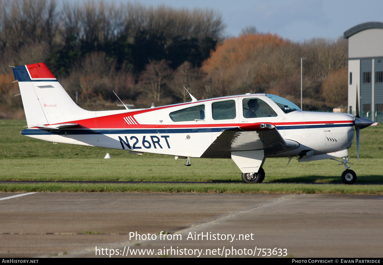 Aircraft Photo of N26RT | Beech F33A Bonanza | AirHistory.net #753633