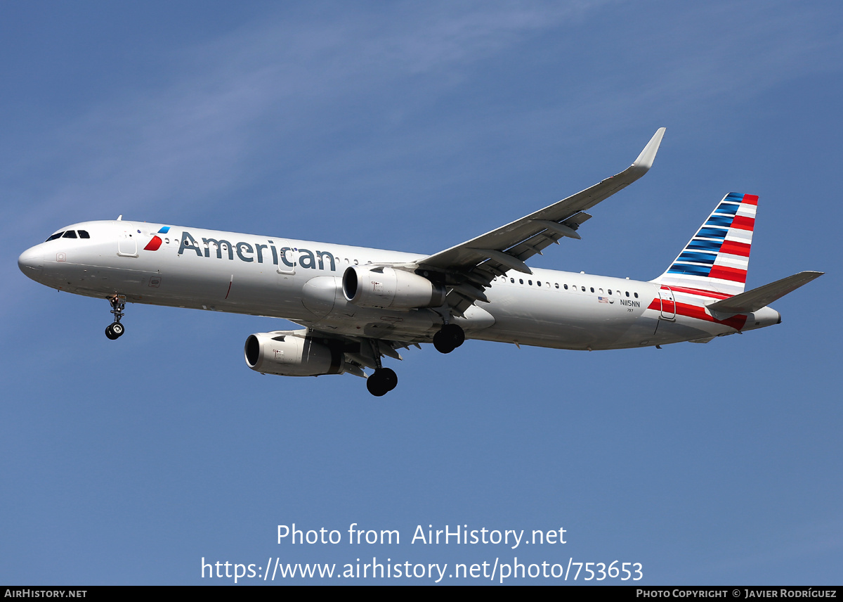 Aircraft Photo of N115NN | Airbus A321-231 | American Airlines | AirHistory.net #753653