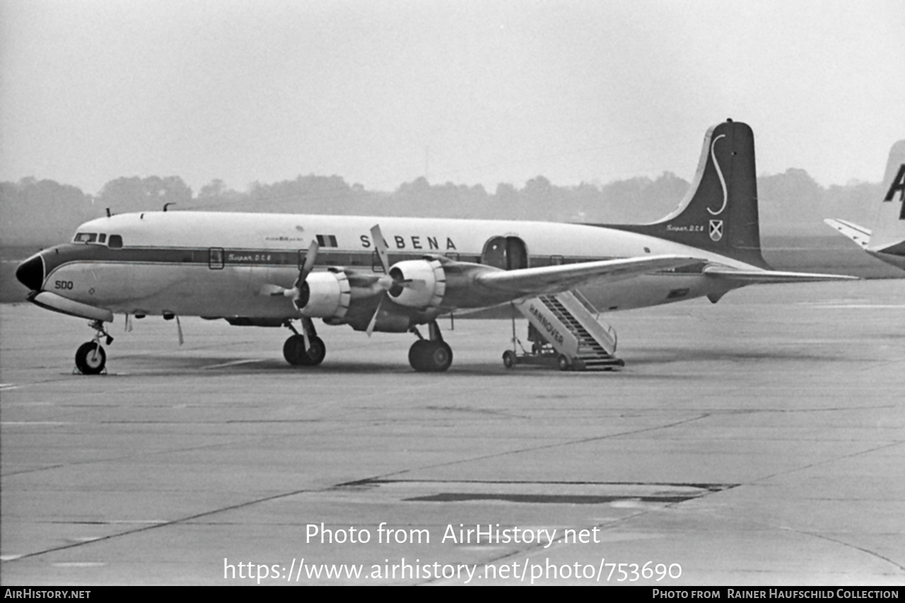 Aircraft Photo of OO-SDQ | Douglas DC-6B | Sabena | AirHistory.net #753690