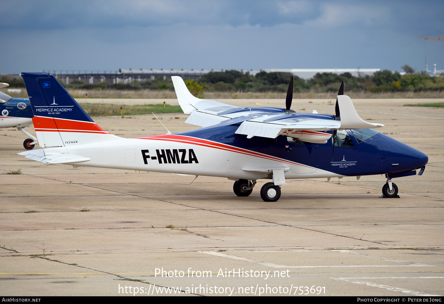 Aircraft Photo of F-HMZA | Tecnam P-2006T | Mermoz Academy | AirHistory.net #753691