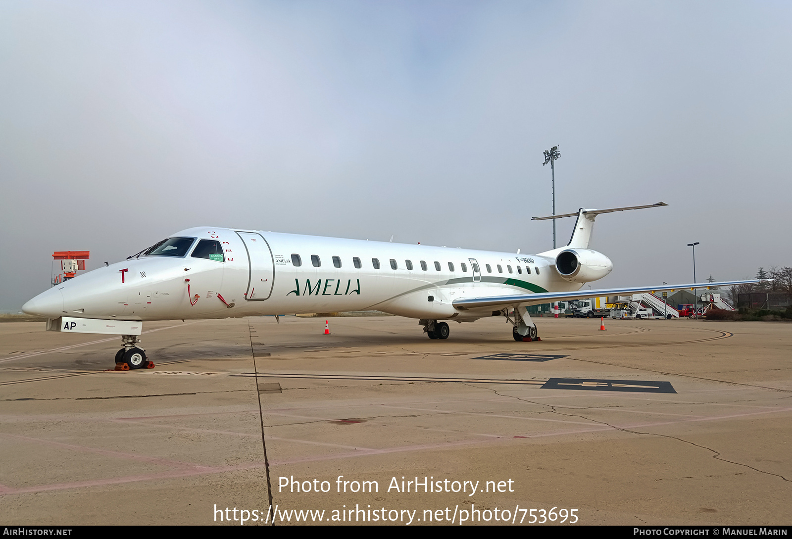 Aircraft Photo of F-HRAP | Embraer ERJ-145LR (EMB-145LR) | Amelia | AirHistory.net #753695