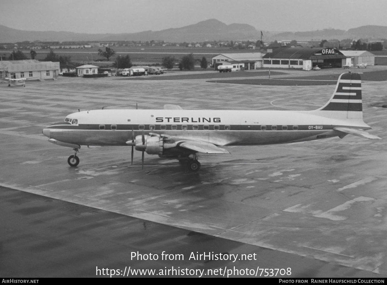 Aircraft Photo of OY-BAU | Douglas DC-6B | Sterling Airways | AirHistory.net #753708