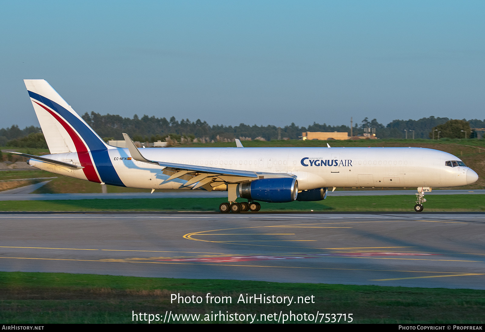 Aircraft Photo of EC-NFN | Boeing 757-223(PCF) | Cygnus Air | AirHistory.net #753715