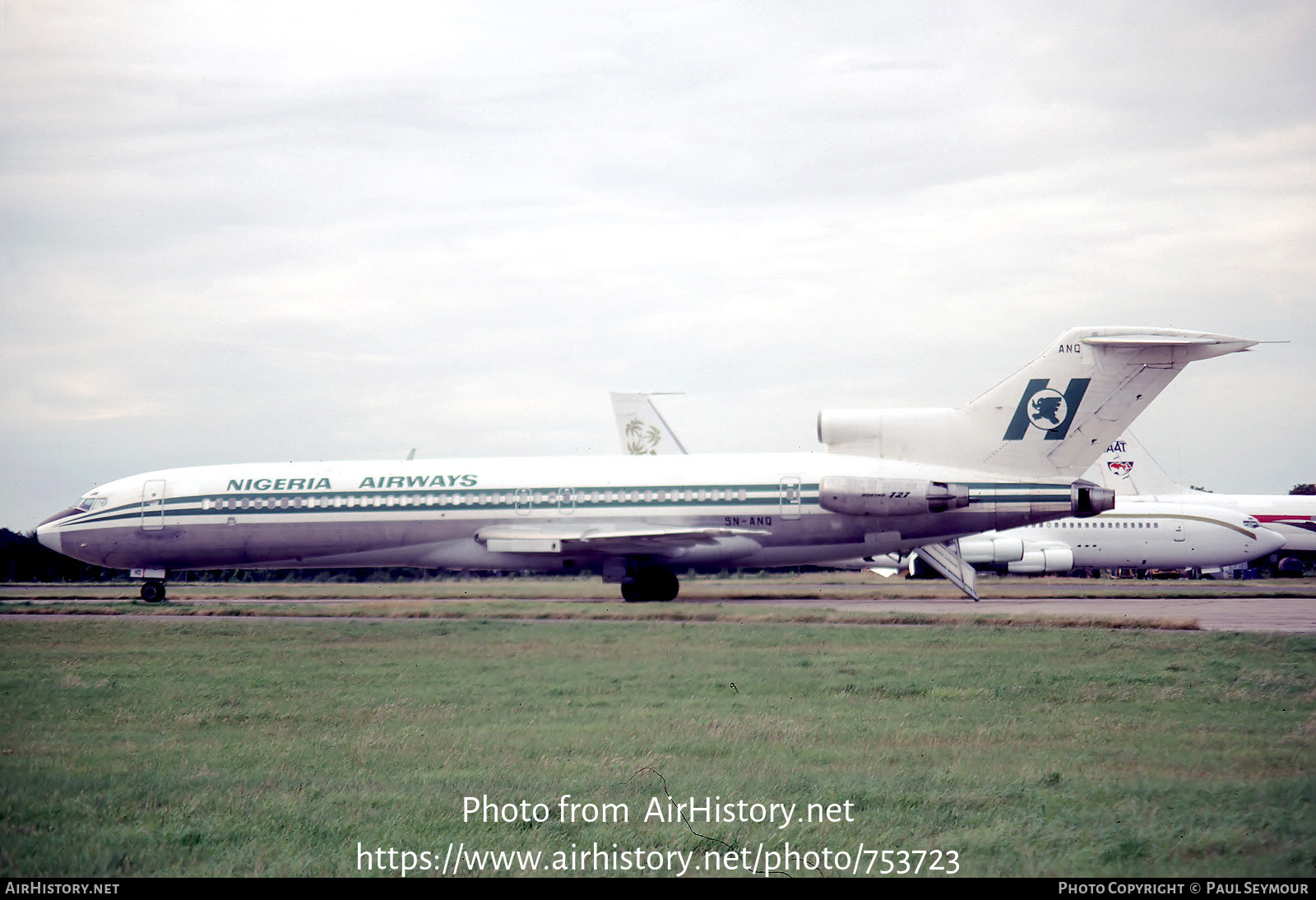 Aircraft Photo of 5N-ANQ | Boeing 727-2F9/Adv | Nigeria Airways | AirHistory.net #753723