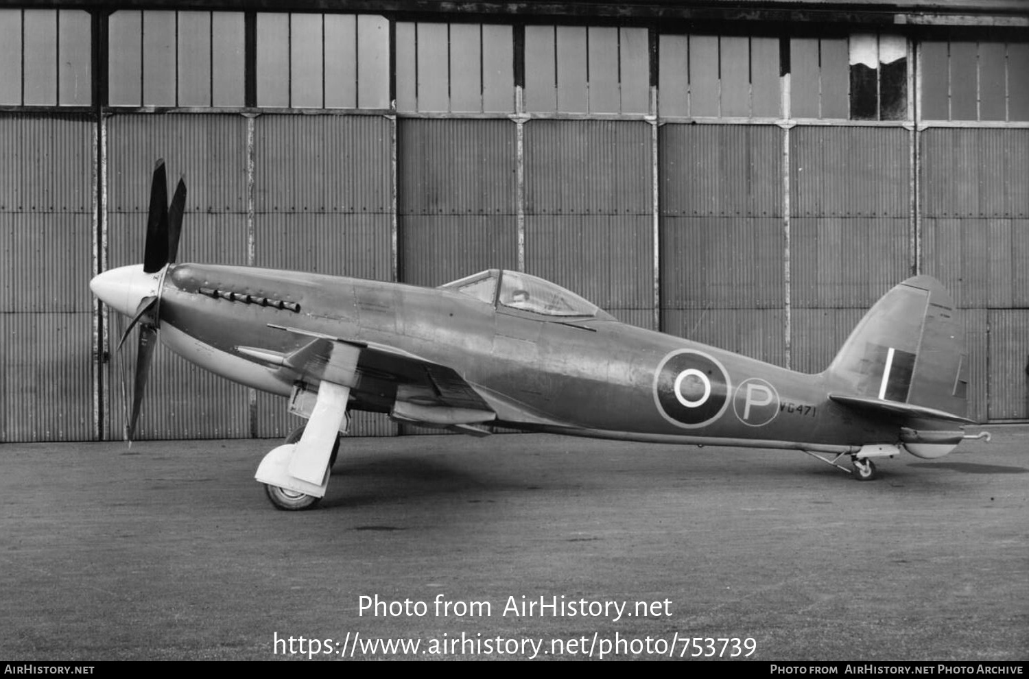 Aircraft Photo of VG471 | Supermarine 382 Seafang F.31 | UK - Navy | AirHistory.net #753739