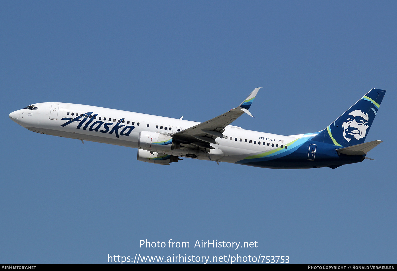 Aircraft Photo of N307AS | Boeing 737-990 | Alaska Airlines | AirHistory.net #753753