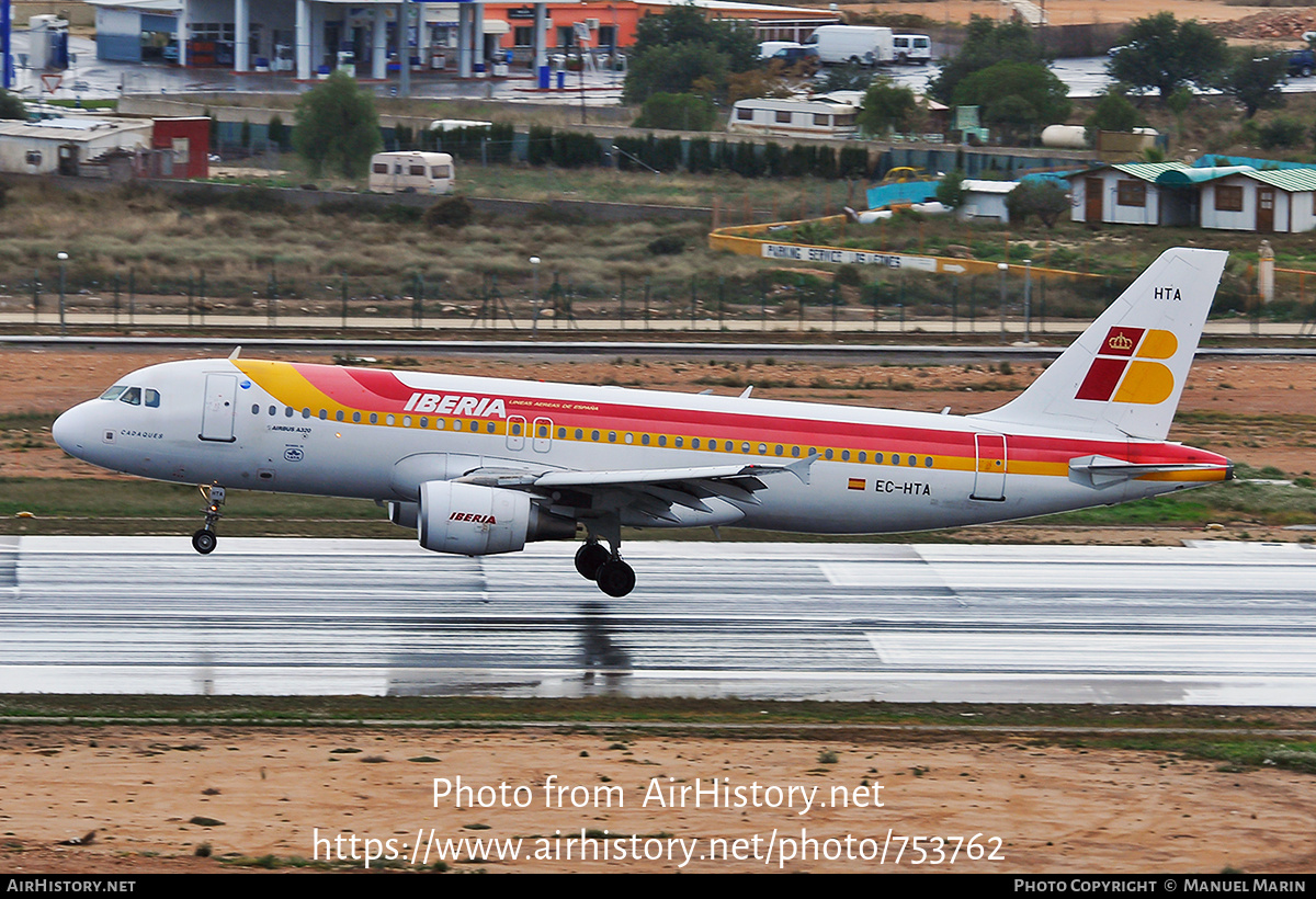 Aircraft Photo of EC-HTA | Airbus A320-214 | Iberia | AirHistory.net #753762