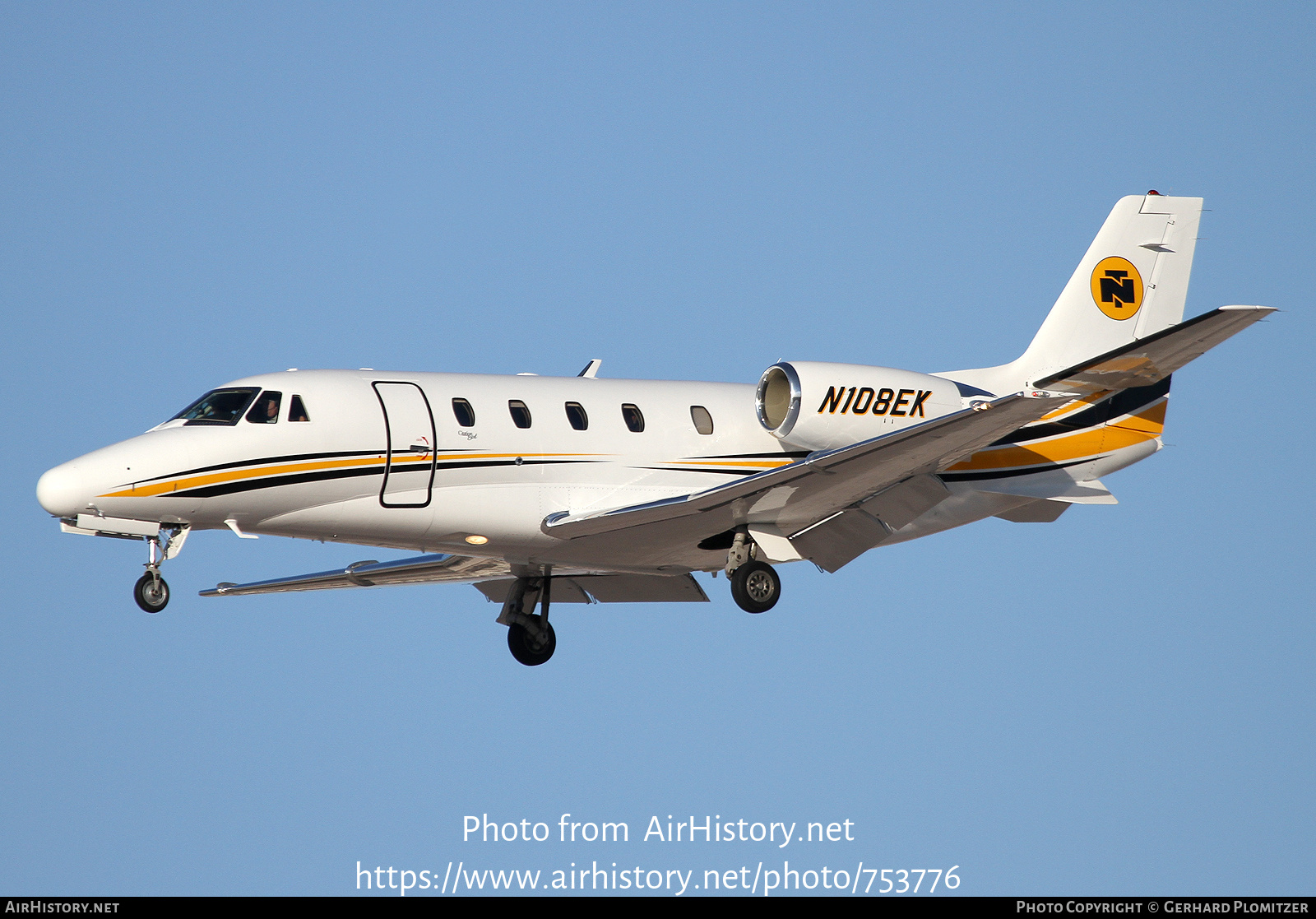 Aircraft Photo of N108EK | Cessna 560XL Citation Excel | AirHistory.net #753776