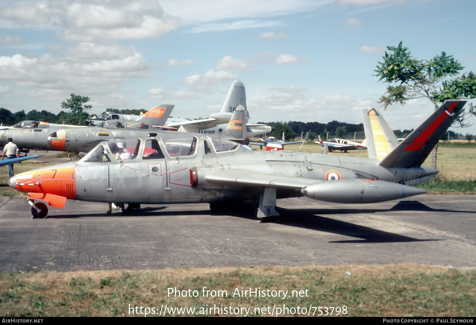 Aircraft Photo of 7 | Fouga CM-170M Magister | France - Air Force | AirHistory.net #753798