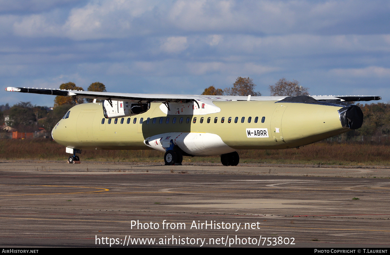 Aircraft Photo of M-ABRR | ATR ATR-72-600 (ATR-72-212A) | AirHistory.net #753802