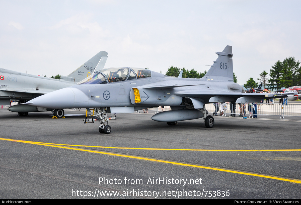 Aircraft Photo of 39815 | Saab JAS 39D Gripen | Sweden - Air Force | AirHistory.net #753836