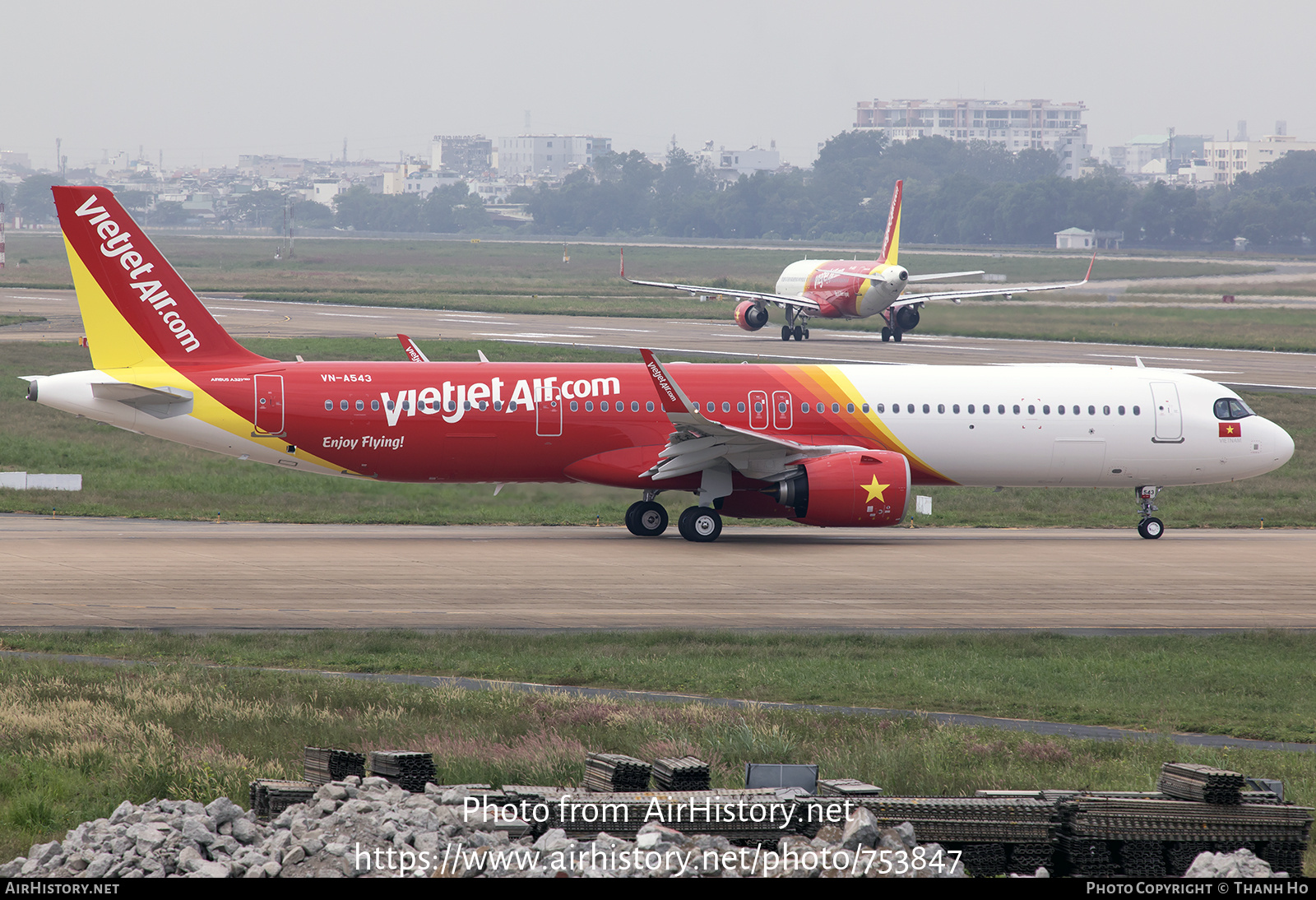 Aircraft Photo of VN-A543 | Airbus A321-271NX | VietJet Air | AirHistory.net #753847