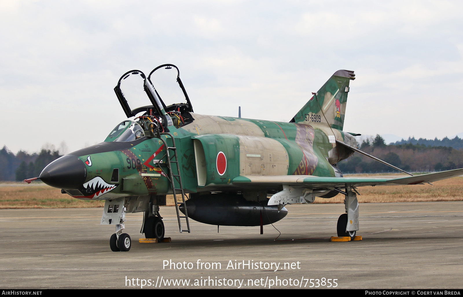 Aircraft Photo of 57-6909 | McDonnell Douglas RF-4E Kai Phantom II | Japan - Air Force | AirHistory.net #753855