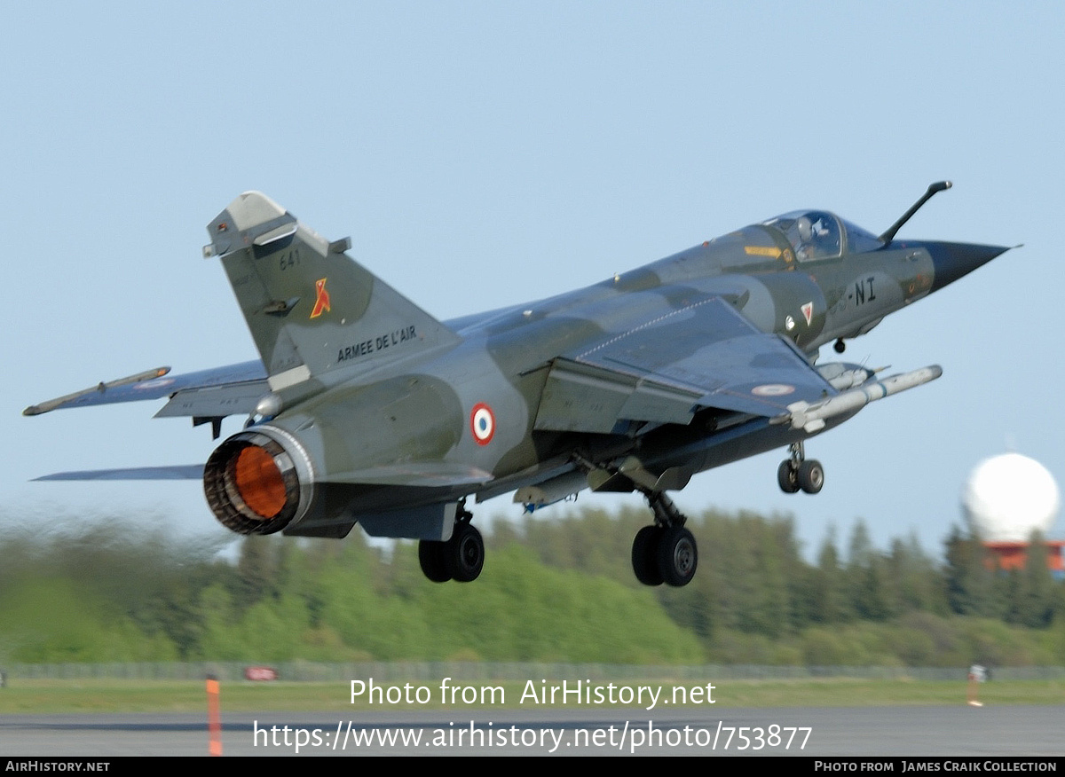 Aircraft Photo of 641 | Dassault Mirage F1 | France - Air Force | AirHistory.net #753877