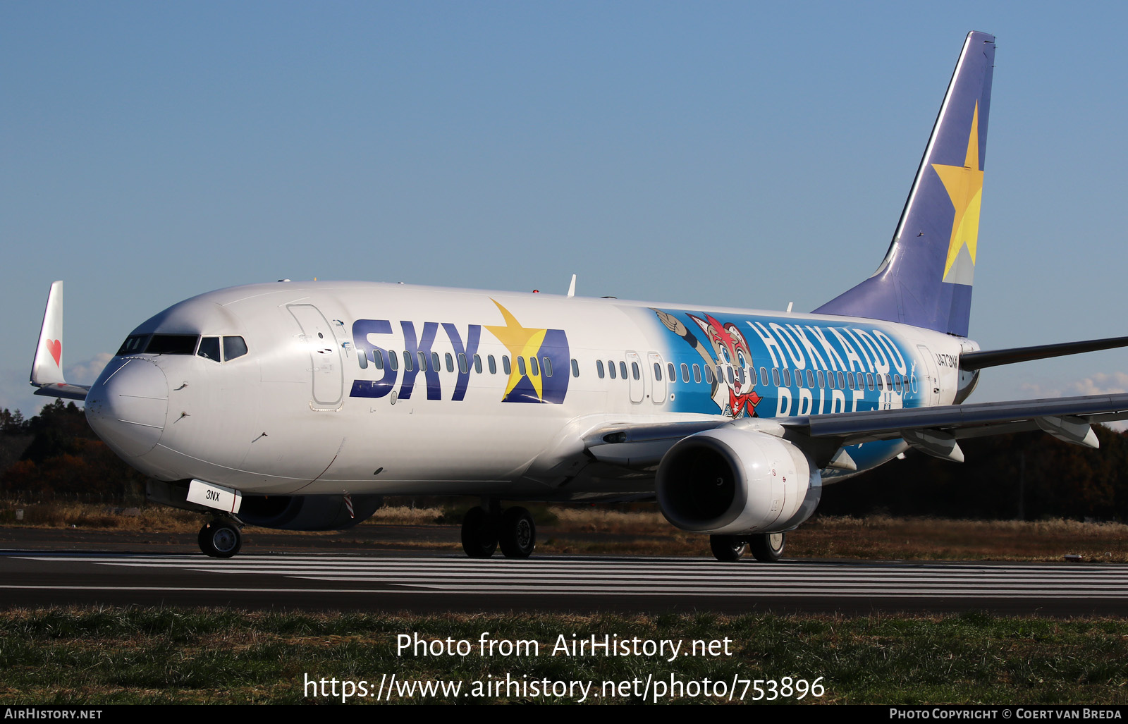 Aircraft Photo of JA73NX | Boeing 737-86N | Skymark Airlines | AirHistory.net #753896