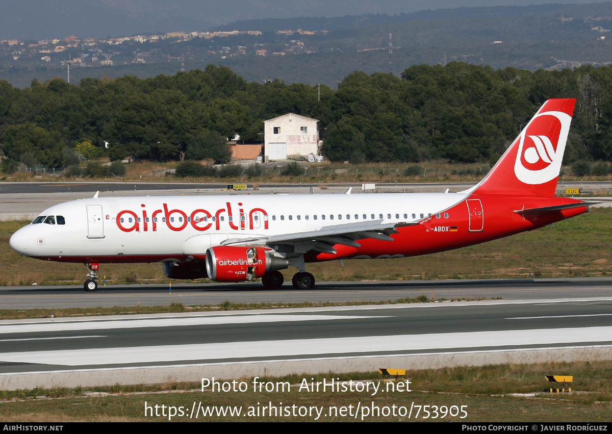 Aircraft Photo of D-ABDX | Airbus A320-214 | Air Berlin | AirHistory.net #753905