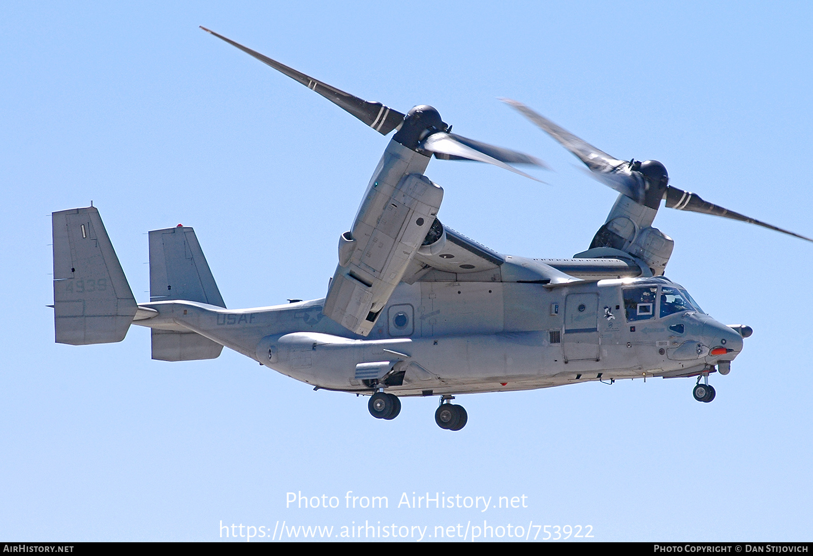 Aircraft Photo of 164939 / 4939 | Bell-Boeing CV-22B Osprey | USA - Air Force | AirHistory.net #753922